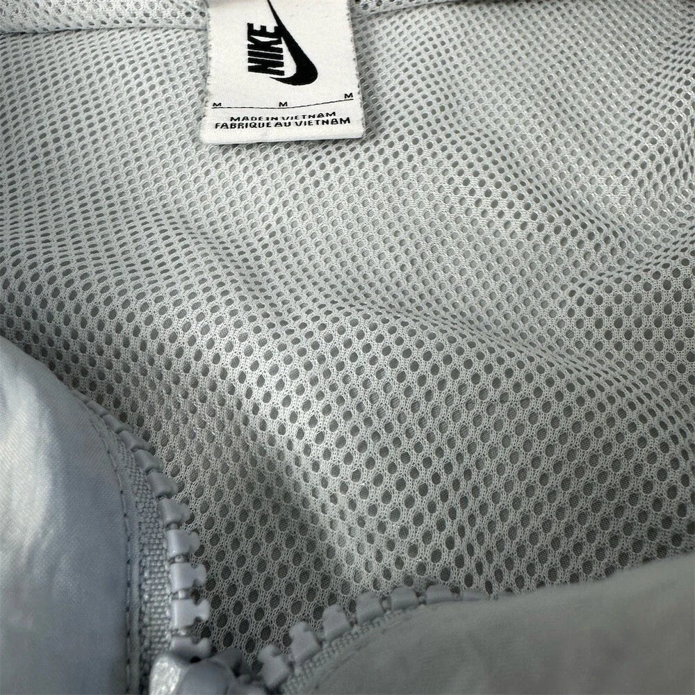Nike x CLOT Track Jacket Mens M Gray Reflective Full Zip Windbreaker - Picture 10 of 16